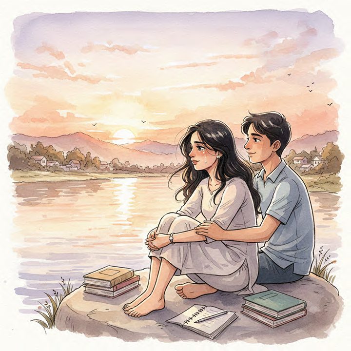romantic illustration bangla story