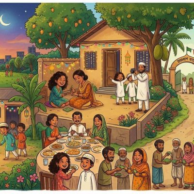 ঈদের নীলচে রুপালি দিন