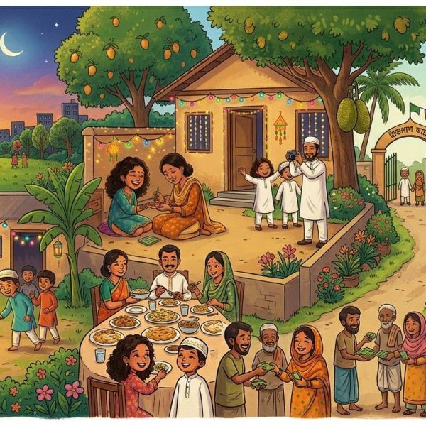 ঈদের নীলচে রুপালি দিন