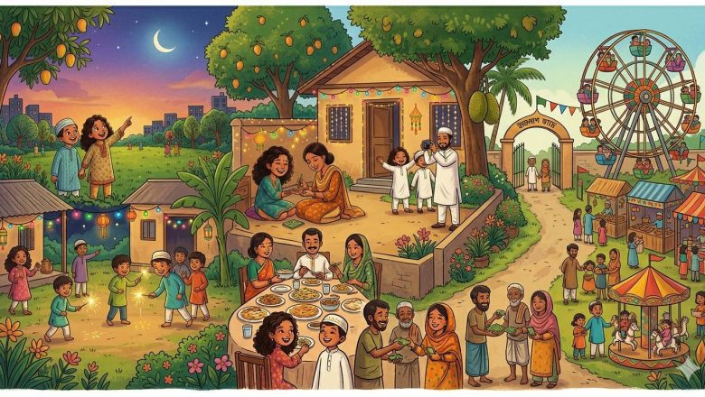 ঈদের নীলচে রুপালি দিন